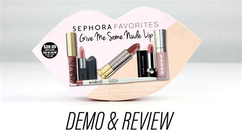 Sephora Favorites Give Me Some Nude Lip 2017 YouTube