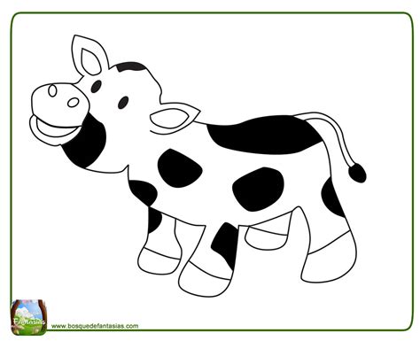 Imagenes De Vacas Para Dibujar Faciles Dibujos Para Colorear Y Pintar