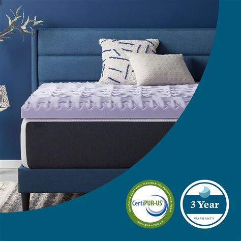 Snapklik Lucid Inch Mattress Topper Full Xl Memory Foam