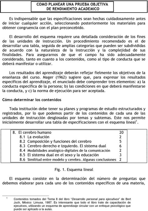 Prueba objetiva ejemplo de cómo aplicarla para mejorar tus resultados