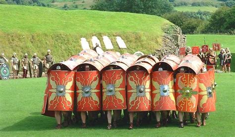 romans  britain  roman soldiers shield scutum