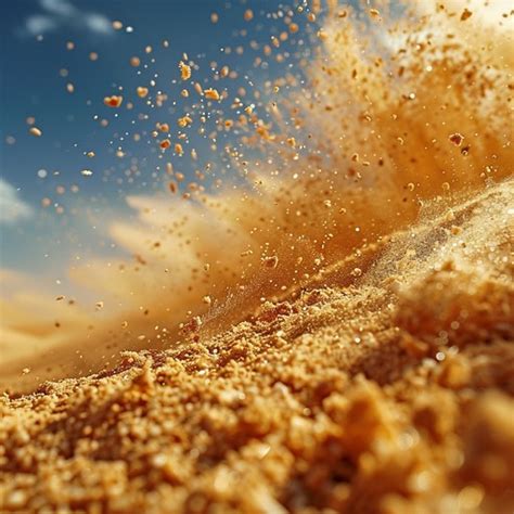 Free Sand Explosion Close-up Image | Download at StockCake