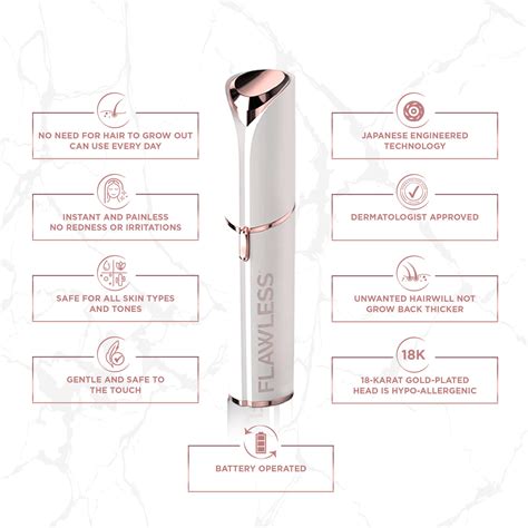 flawless facial hair remover finishing touch 6