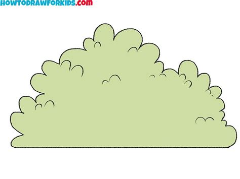 How To Draw A Bush Really Easy Drawing Tutorial Artofit