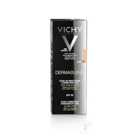 Vichy Dermablend Fond De Teint Fluide Correcteur H Peaux Grasses Impures Nude Tube Ml