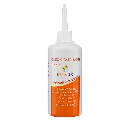 Óleo Cicatrizante Curativo Feridas Escaras Dermaex AGE 200ml ACHealth