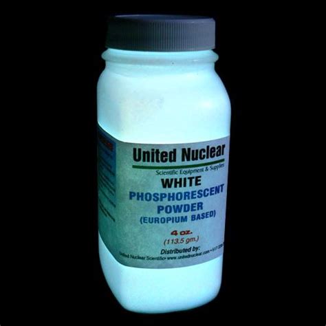 Europium Ultraglow Powder White United Nuclear Scientific