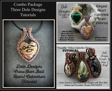 Dole Designs Combo Tutorial Package For Wire Weaving Wrapping Etsy