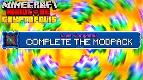 COMPLETING THE MODPACK EP17 Minecraft Cryptopolis Hardcore Questing