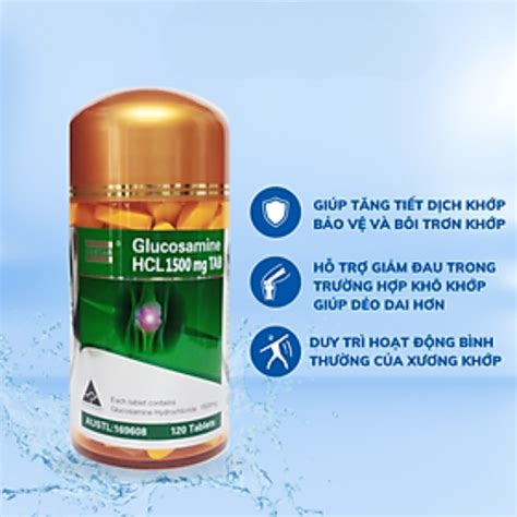 Costar Viên Uống Hỗ Trợ Xương Khớp Glucosamine Hcl 1500mg 30 Viên Greenoly