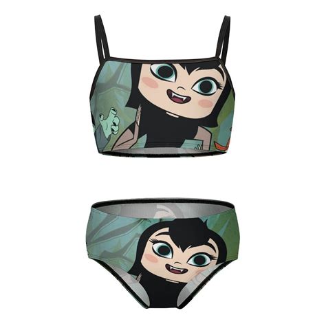 Hotel Transylvania Girls Bikini Swimsuits Two Piece Beach Bathing Suit Swimwear 7 9Y 120cm