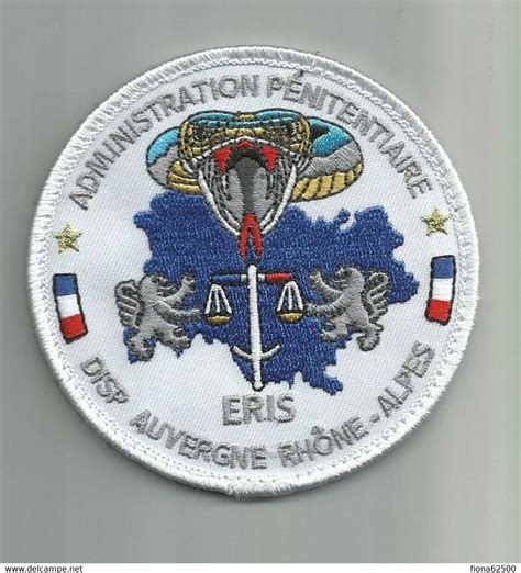 Ecussons Tissu Ecusson Patch Administration Penitentiaire Eris