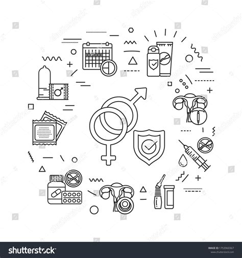 Contraceptive Web Banner Safety Sex Birth Stock Vector Royalty Free Shutterstock