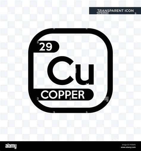 Copper Vector Icon Isolated On Transparent Background Copper Logo