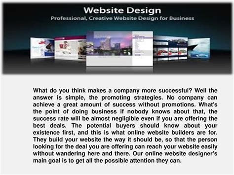 PPT - Online Website Design PowerPoint Presentation, free download - ID