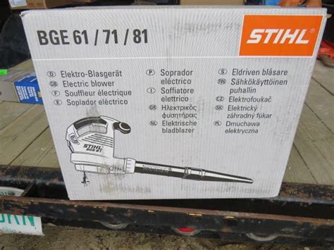 BLOWER (ELECTRIC) *STIHL - BGE 71* (NEW)