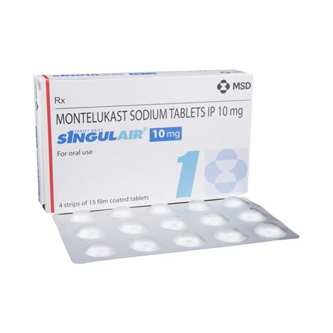 Montelukast 10mg Tablet Singulair Mcare Exports Pharma Exporter