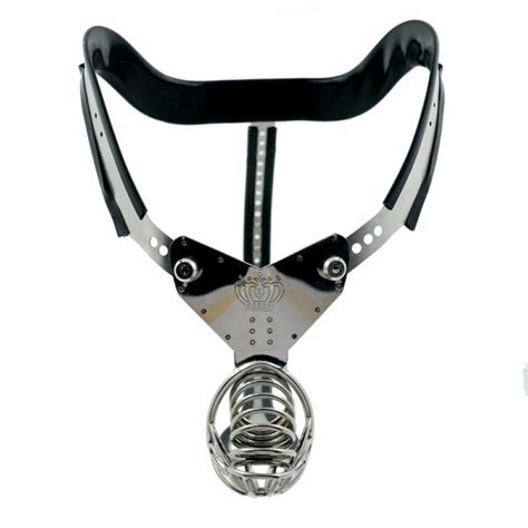 CHASTITY BELT FOR MEN ANAL PLUG DILDO LZ Chastity Cage