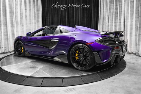 Used 2020 McLaren 600LT Spider Convertible MSO Lantana Purple Senna