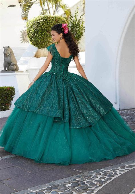 Mori Lee 60162 - V Neck Embellished Quinceanera Gown – Couture Candy