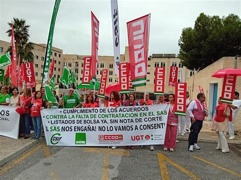 SATSE CSIF CC OO Y UGT Se Concentran En Motril Ante Los Reiterados