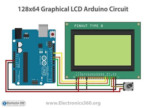 Interfacing X Graphical Lcd With Arduino Electronics