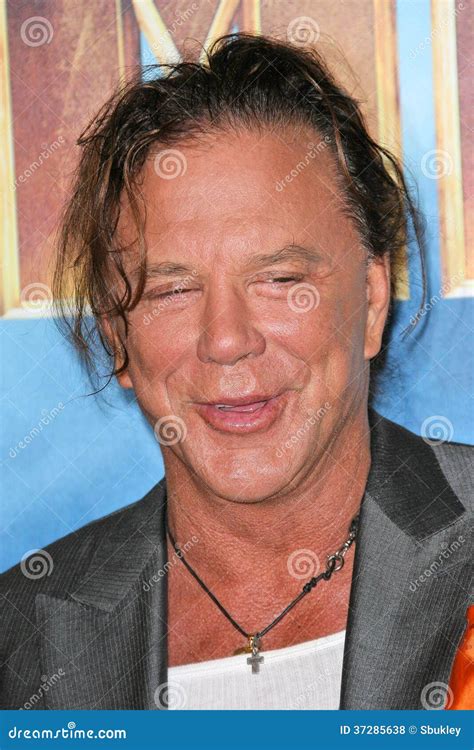 mickey rourke foto de archivo editorial imagen de colinas