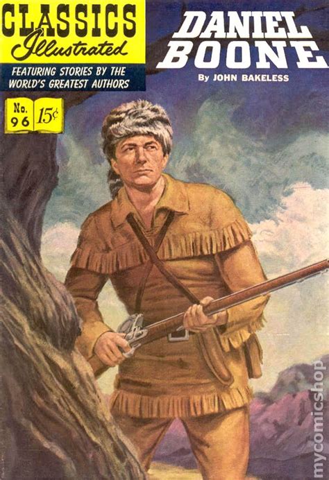 Classics Illustrated 096 Daniel Boone 1952 Comic Books