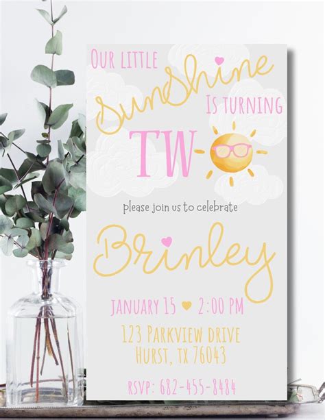 birthday birthday invitation  birthday digital template
