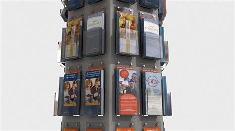Flyers Rack 3d Model Cgtrader