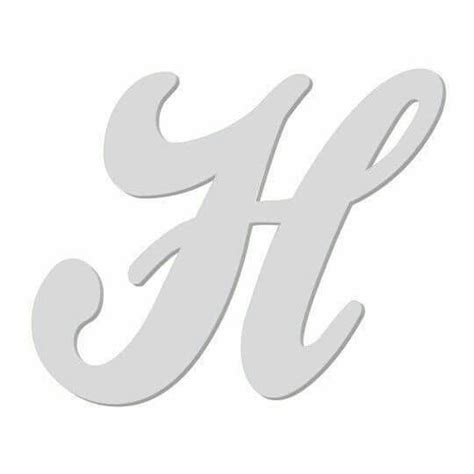 Letter H Printable Alphabet Stencil Templates Artofit