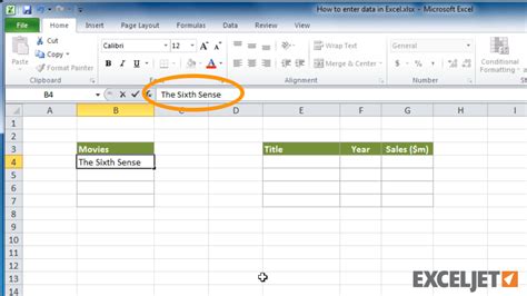 Learning To Use Excel Spreadsheets For Excel Tutorial How To Enter Data In Excel — Db