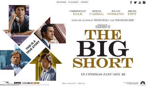 The Big Short Movie Poster We Love Movies