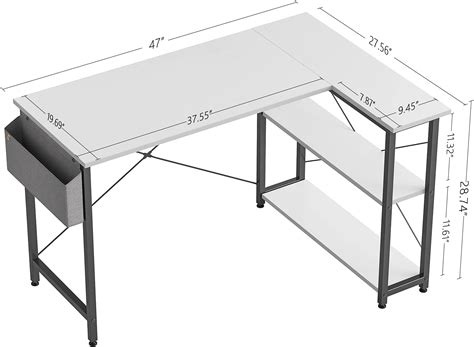 CubiCubi 40 Inch Small L Shaped Computer Desk Review Inforsome