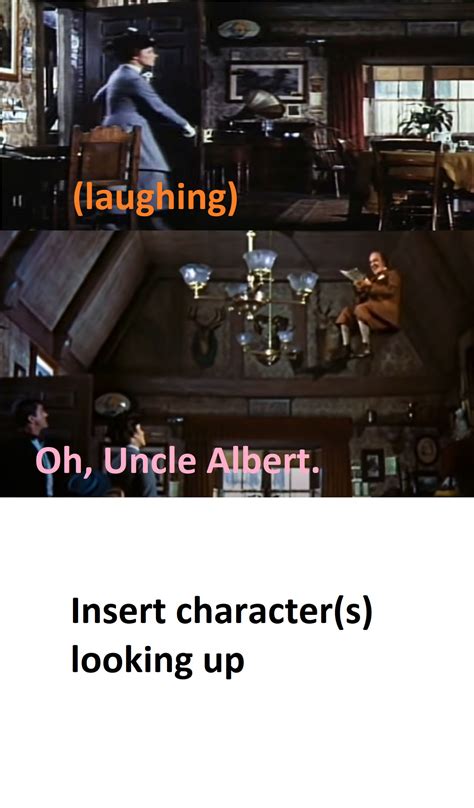 Who Sees Uncle Albert Blank Meme by Disneyponyfan on DeviantArt