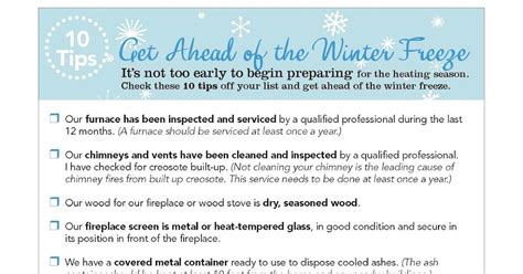 Village of Bellevue: NFPA: Get Ahead of the Winter Freeze