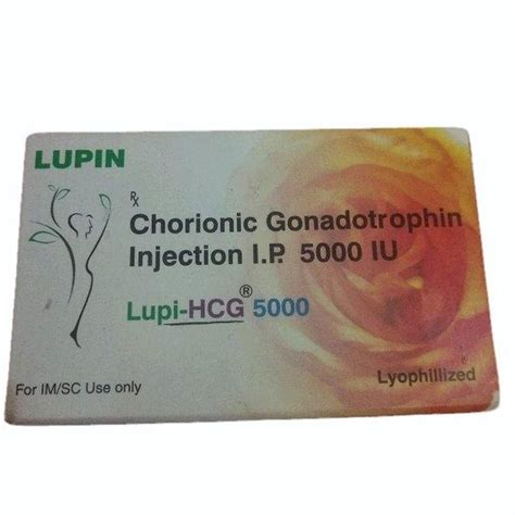 Chorionic Gonadotrophin Injection I P Iu Packaging Type Box