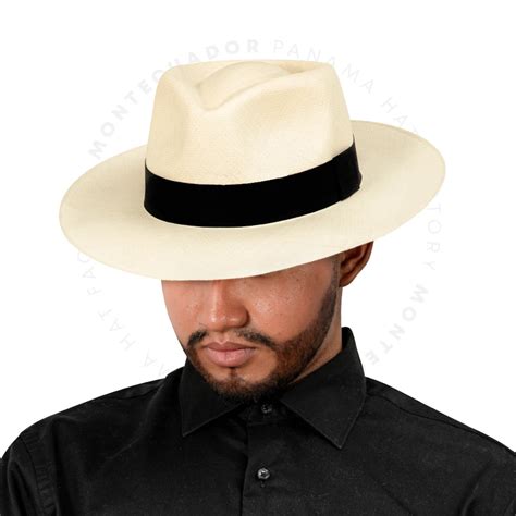 Sombrero Montecristi Super Fino Fedora Original Panama Paja Toquilla