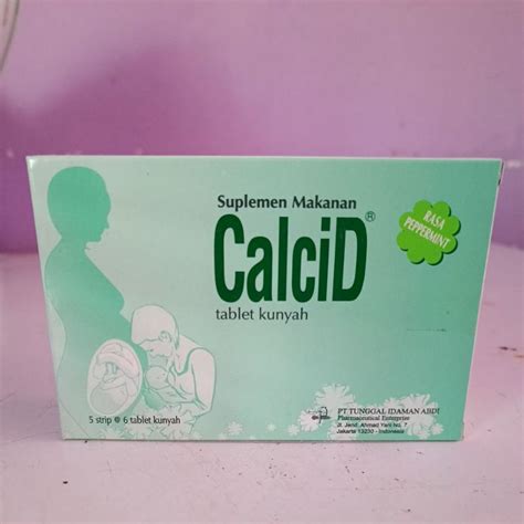 Jual Calcid Kalsium Untuk Ibu Hamil Dan Menyusui Shopee Indonesia