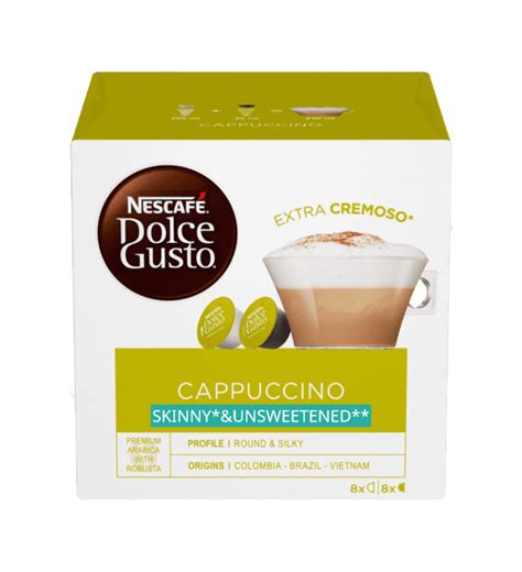 Capsule Cappuccino Skinny Senza Zucchero Originali Nescaf Dolce Gusto