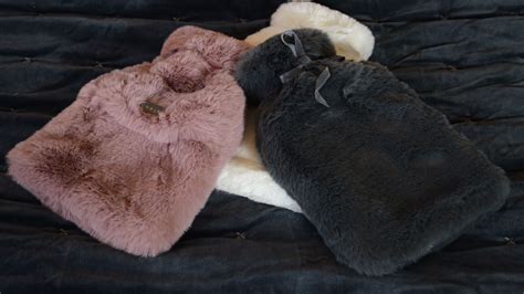 Luxury Faux Fur Hot Water Bottles Natural Bed Company