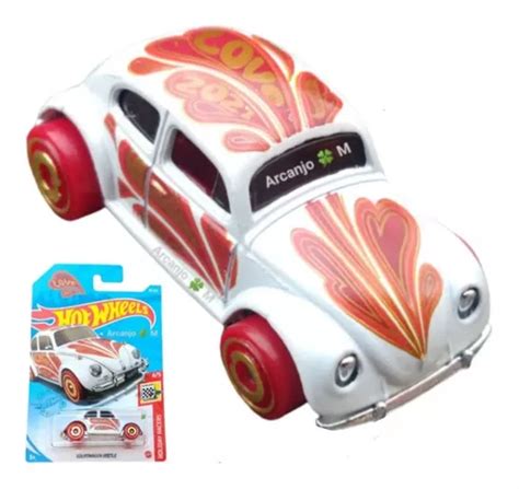 Hot Wheels Volkswagen Beetle Fusca Love Holiday Racers Mercadolivre