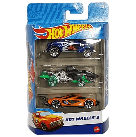 Hot Wheels kisautók darabos szett kék zöld narancssárga Gyerekajándék