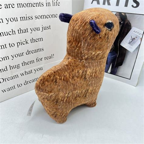 Имитация капибары, плюшевая игрушка капибара, мультяшная капибара ...