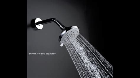 Purelux 4 Inch Universal Rainfall Showerhead Youtube