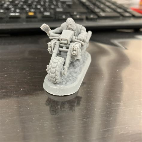 D Printable Space Dwarf Bikers Set By Hardcore Miniatures