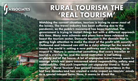 Rural Tourism The ‘Real Tourism’ - Travel Heights