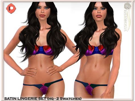 Satin Lingerie Set Clothing Loverslab