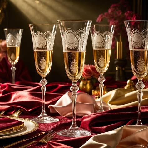 Elegant Champagne Glasses Images for Celebrations | Premium AI ...