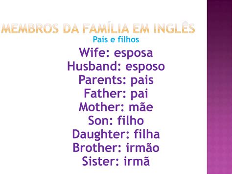 Membros da-familia-em-ingles | PDF